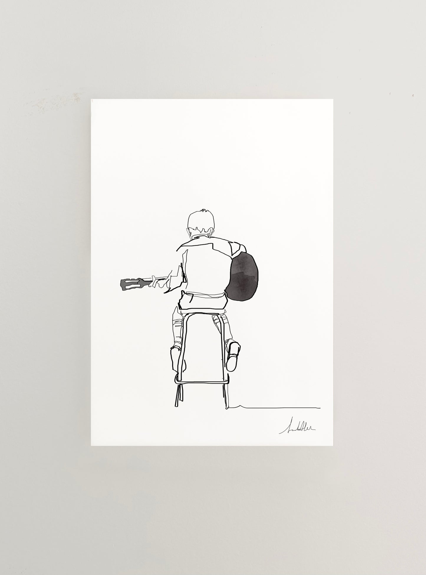 Boy in Lines