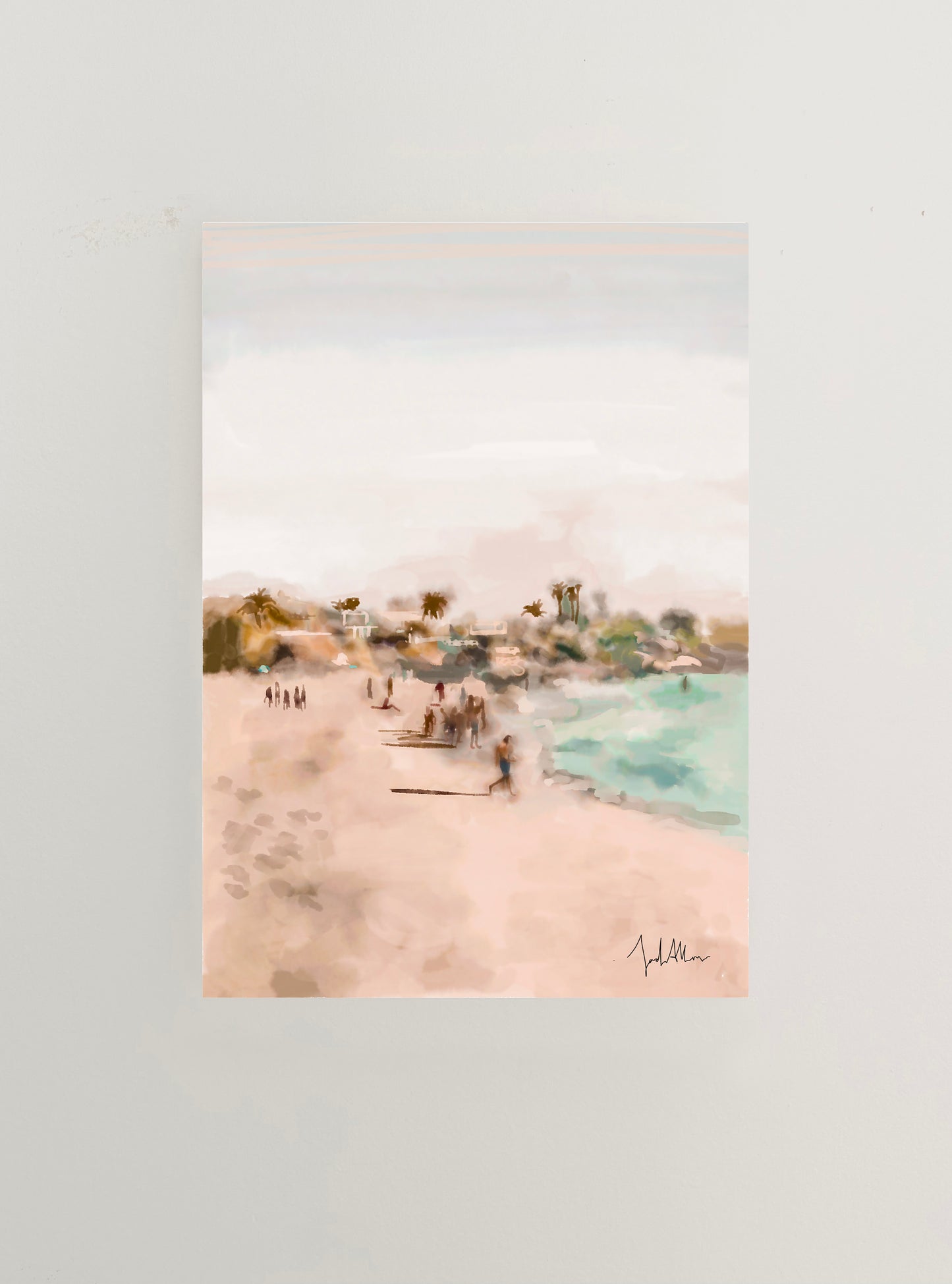 Camps Bay in Watercolour