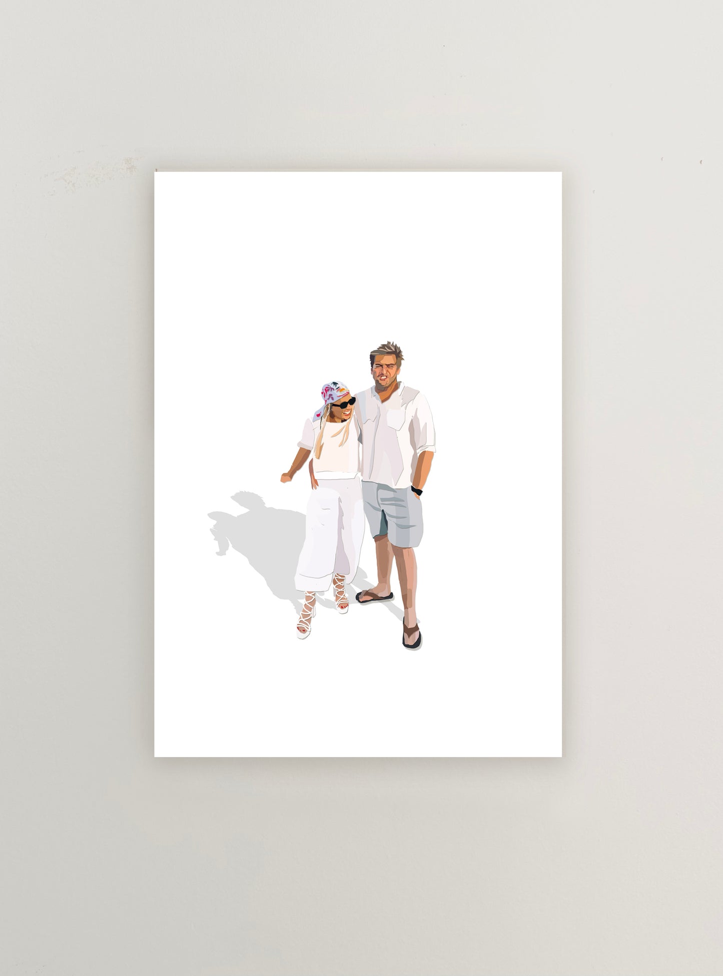 Miniature Minimalist Couple Portrait