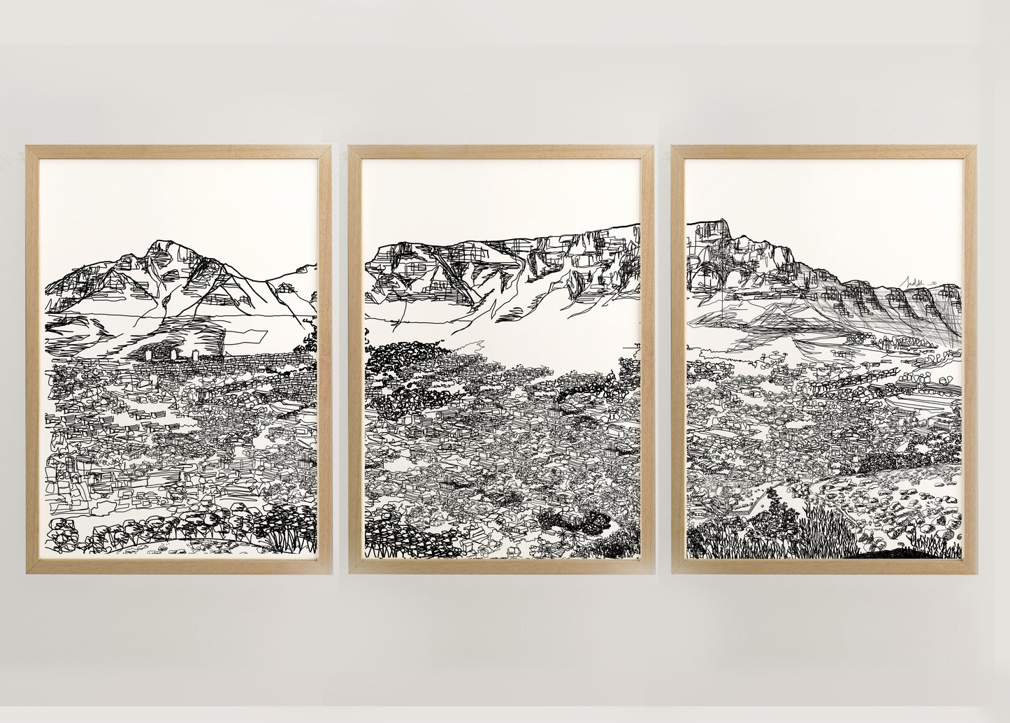Table Mountain Triptych